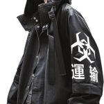 Niepce Inc Techwear Oversized Windbreaker Jacket for Men